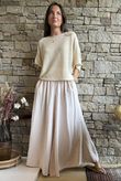 Riviera Palazzo Pant Seashell